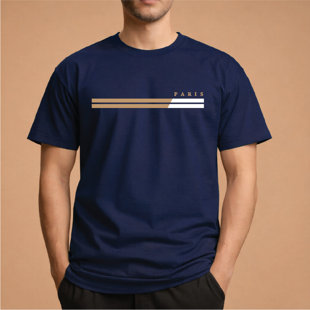 Half Sleeve t-shirt print PARIS 2 LINE