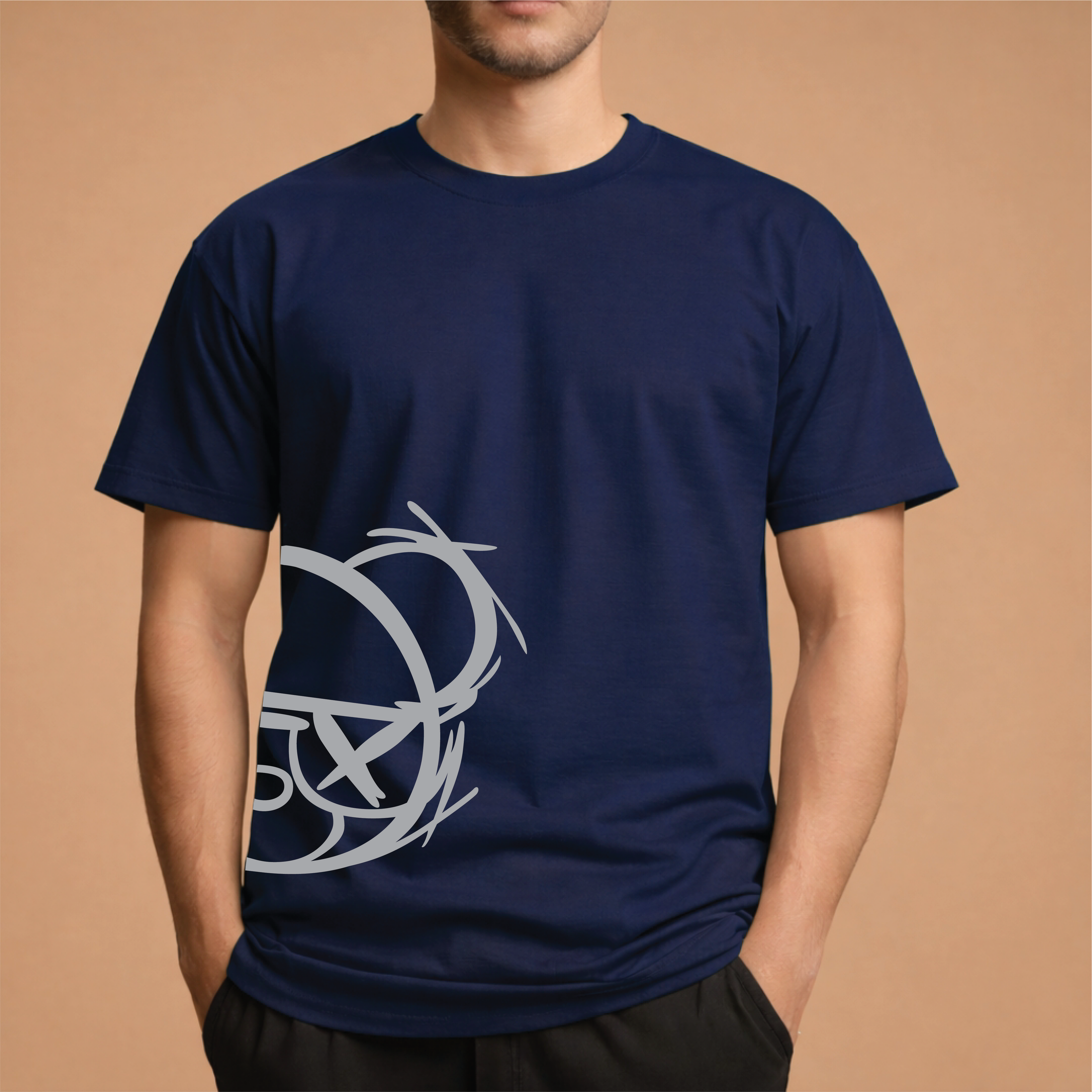 Half Sleeve t-shirt print HAM LINE
