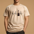 Half Sleeve t-shirt print Guiter