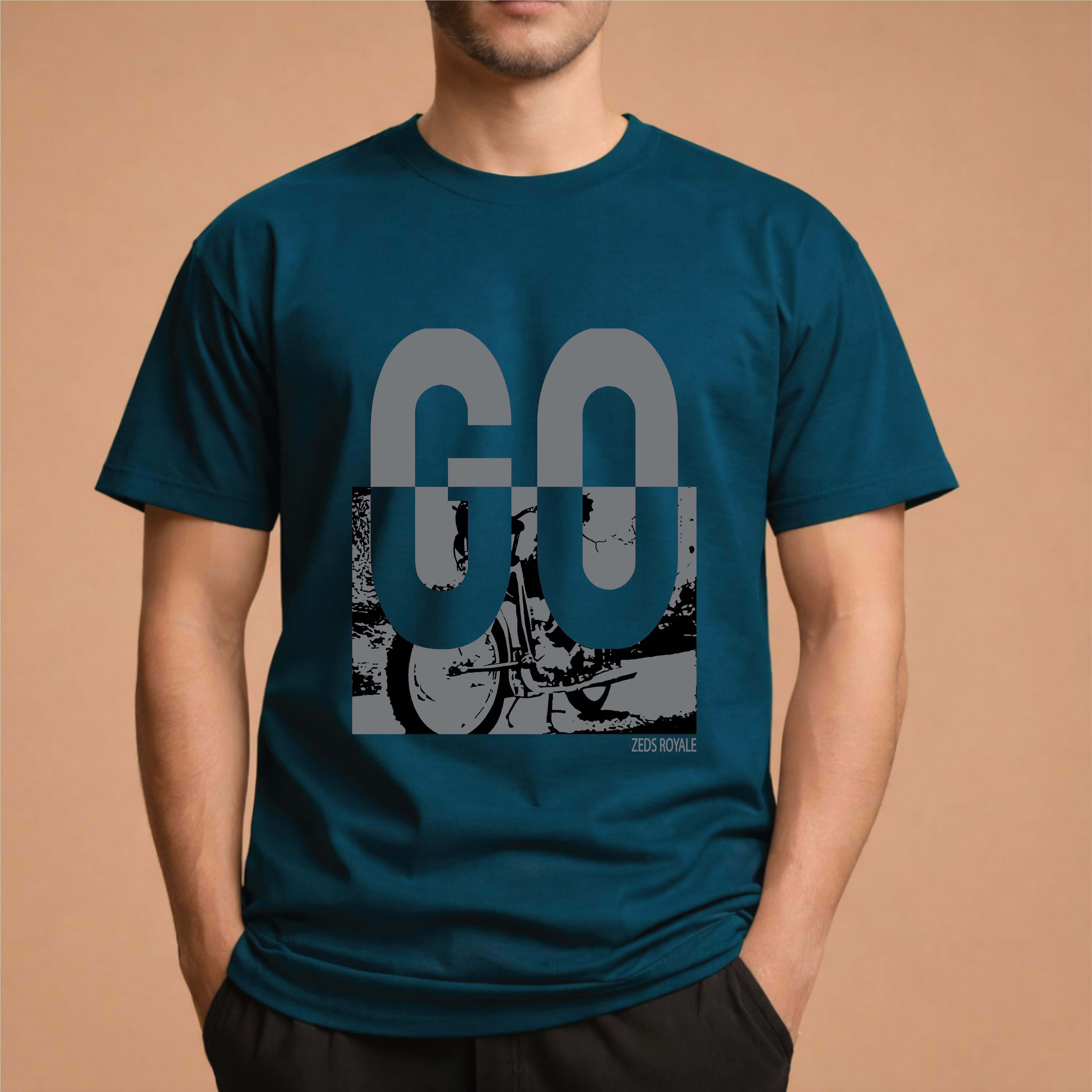 Half Sleeve t-shirt print GO