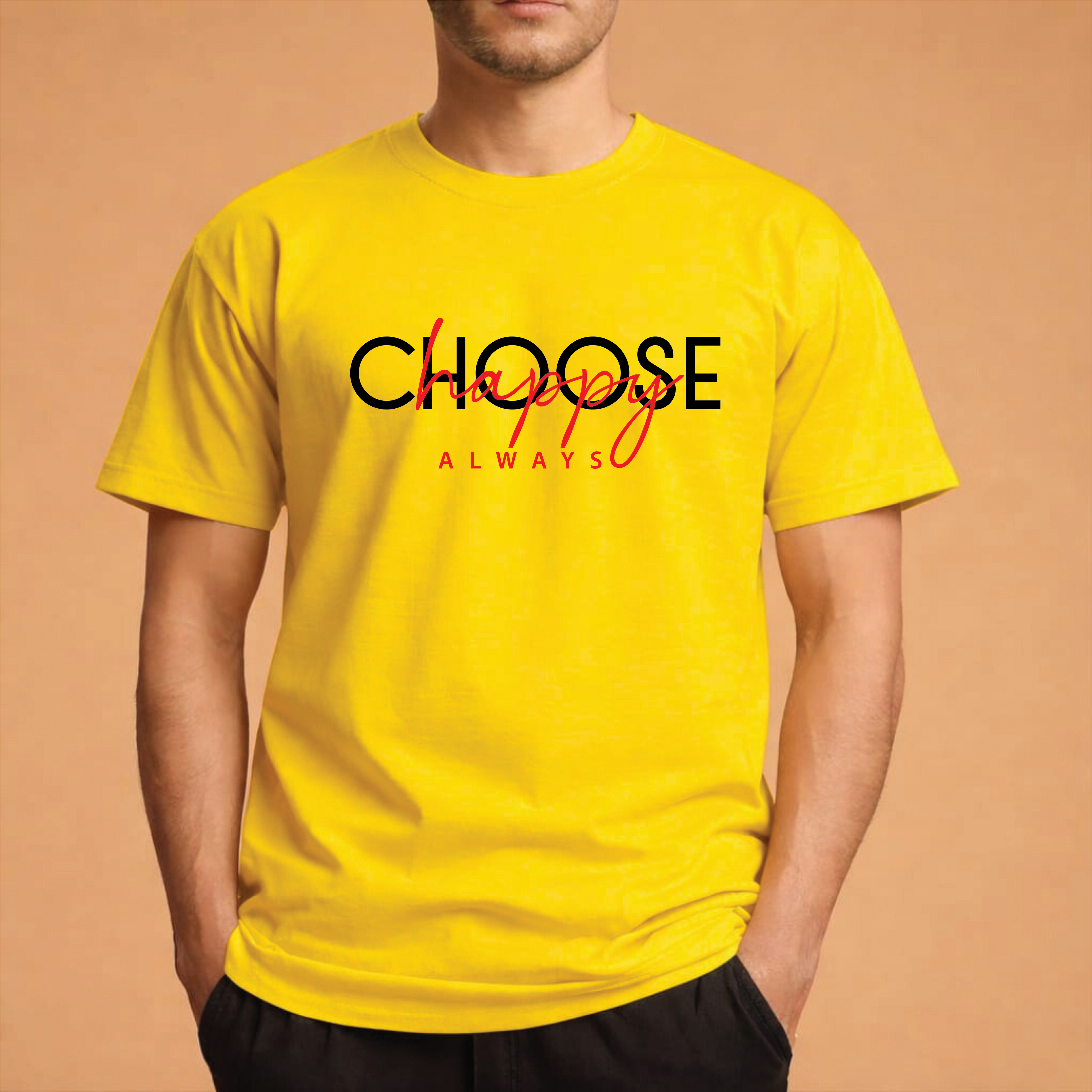 Half Sleeve t-shirt print CHOOSE