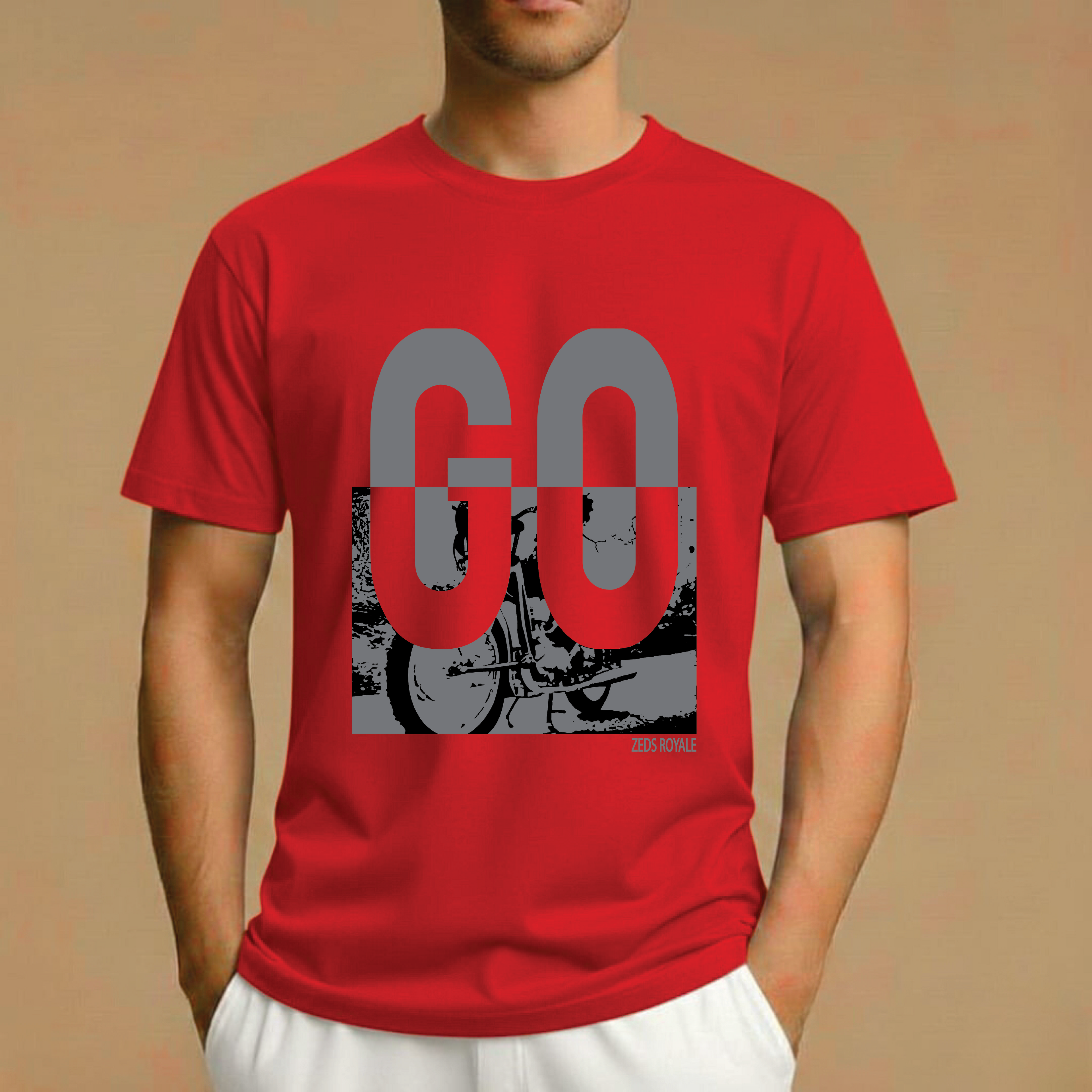 Half Sleeve t-shirt print GO
