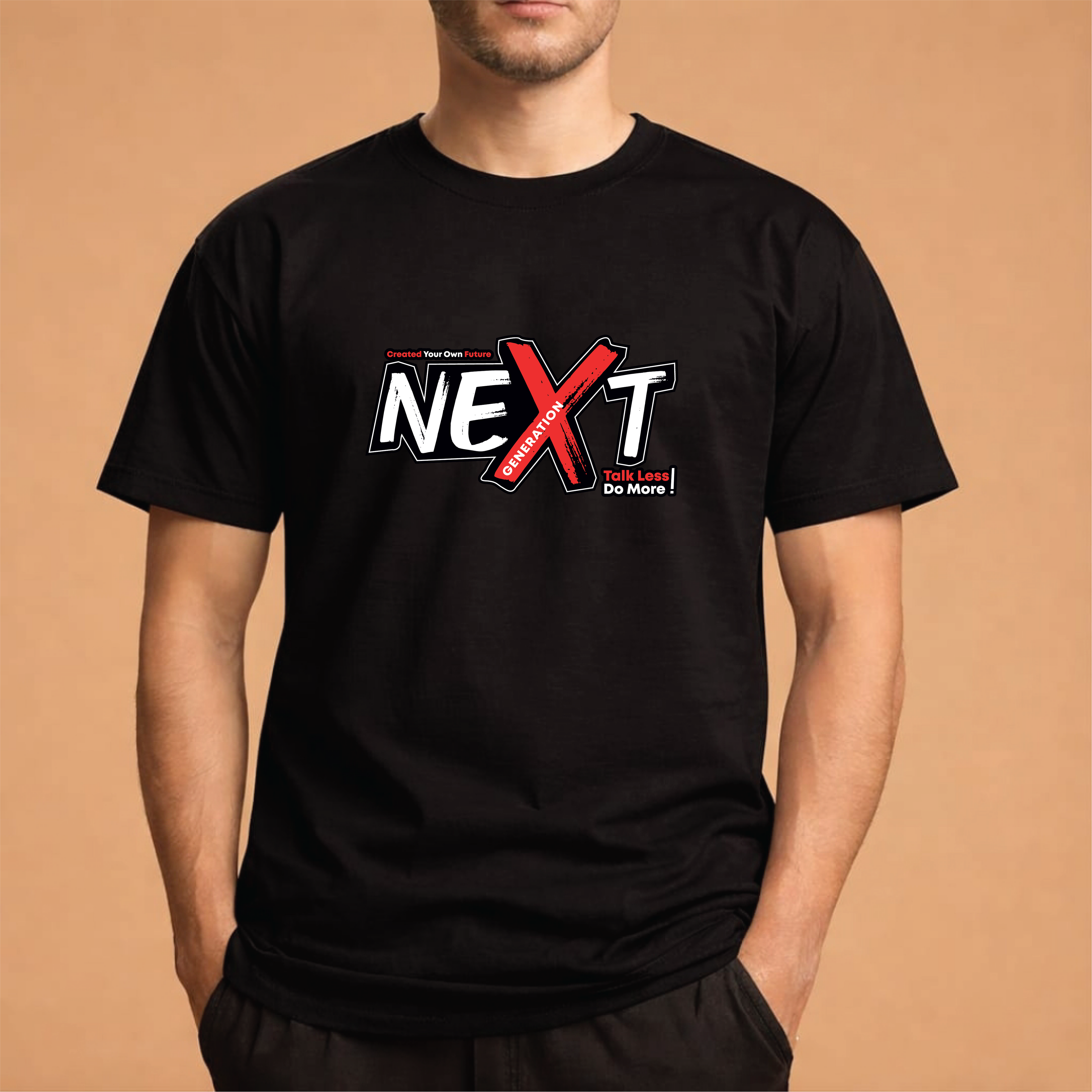Half Sleeve t-shirt print NEXT