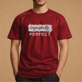 Half Sleeve t-shirt print IMPERFECTLY PERFECT