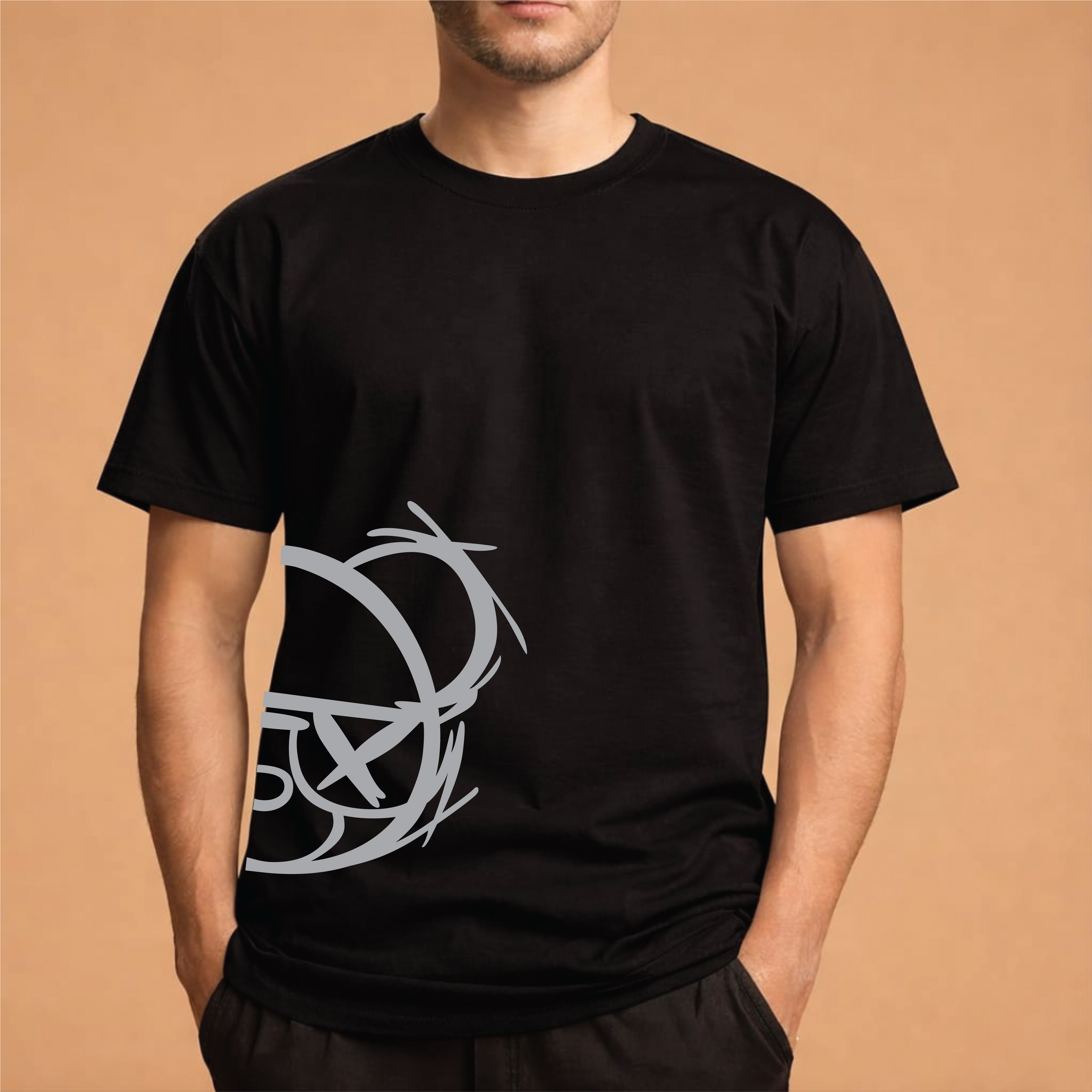 Half Sleeve t-shirt print HAM LINE