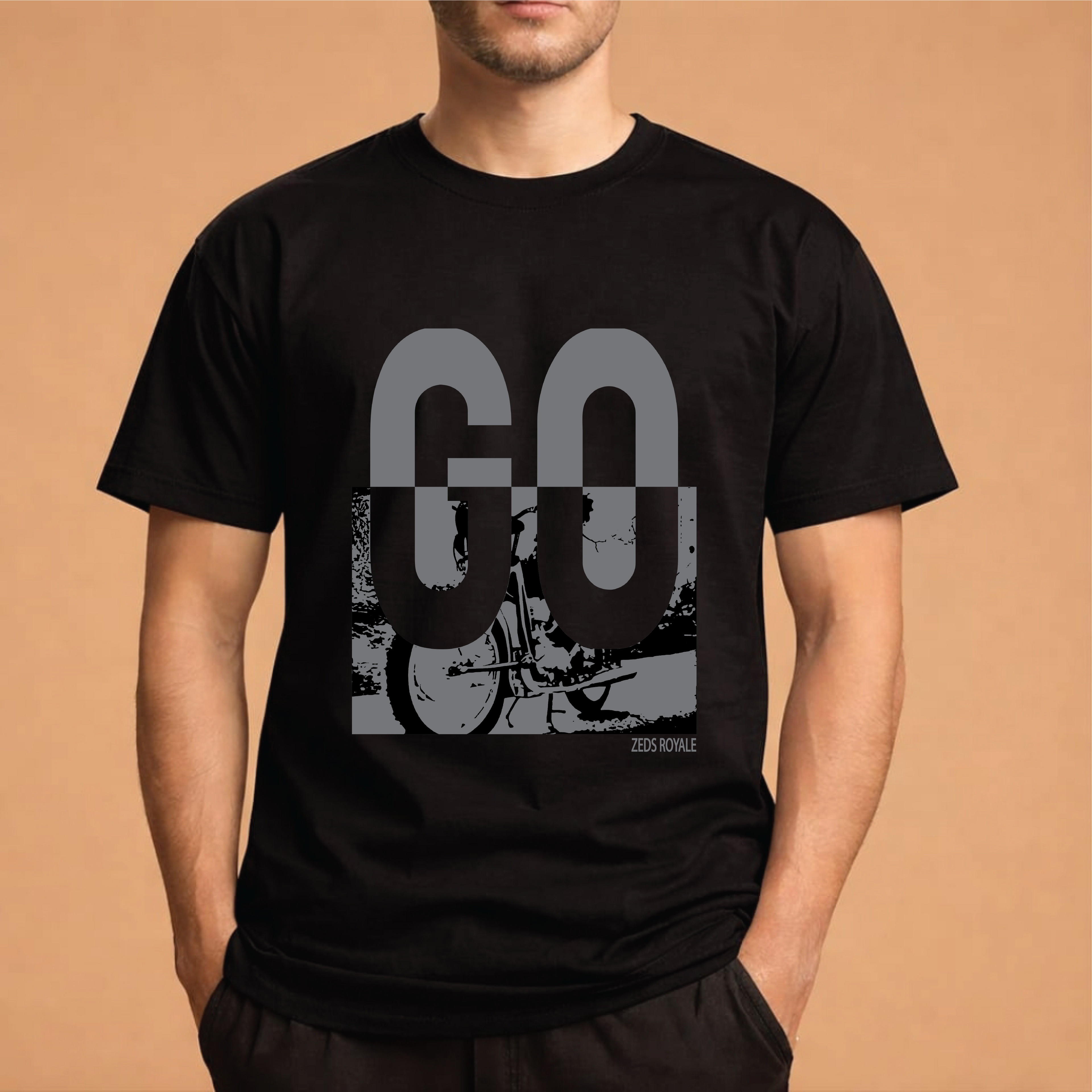 Half Sleeve t-shirt print GO
