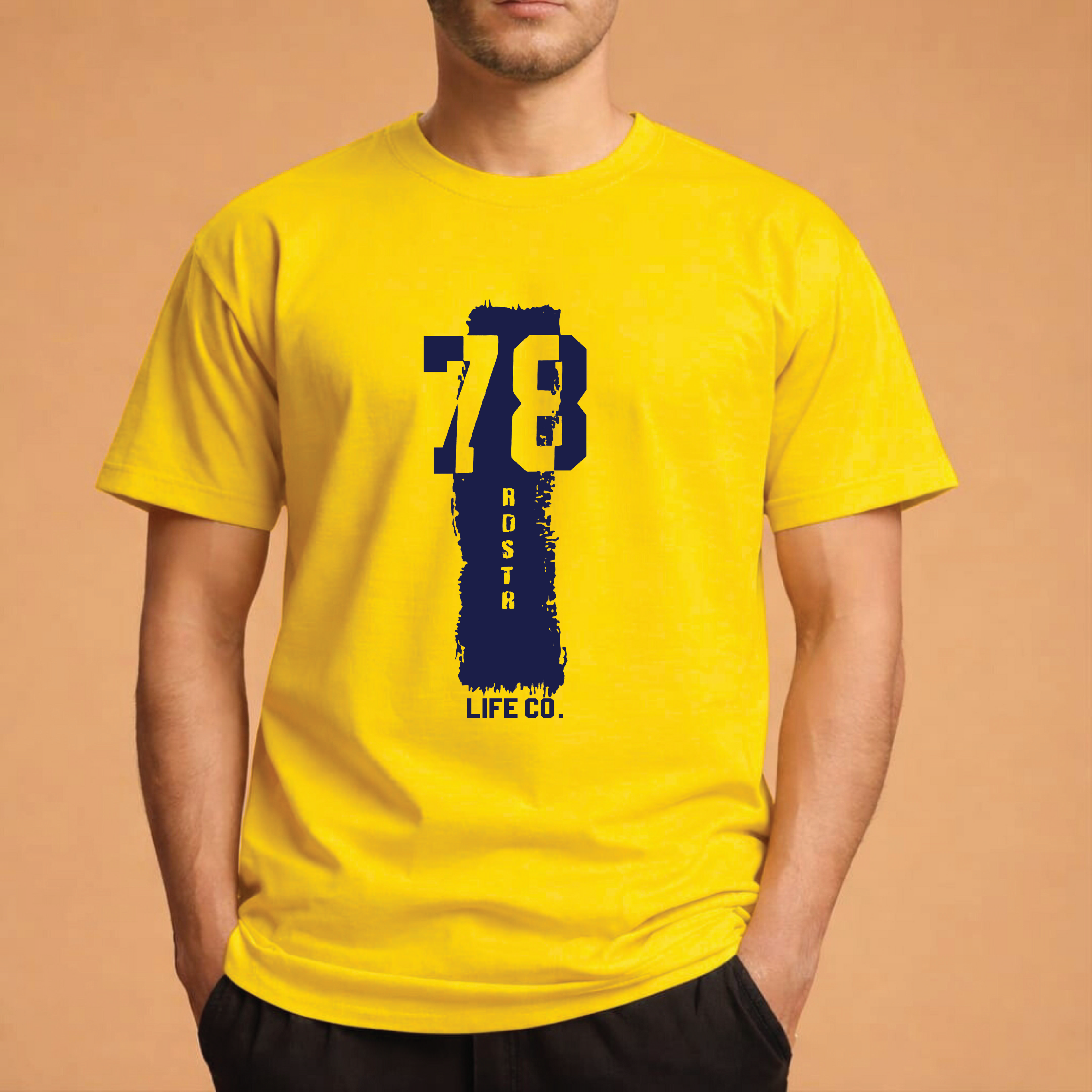 Half Sleeve t-shirt print 78