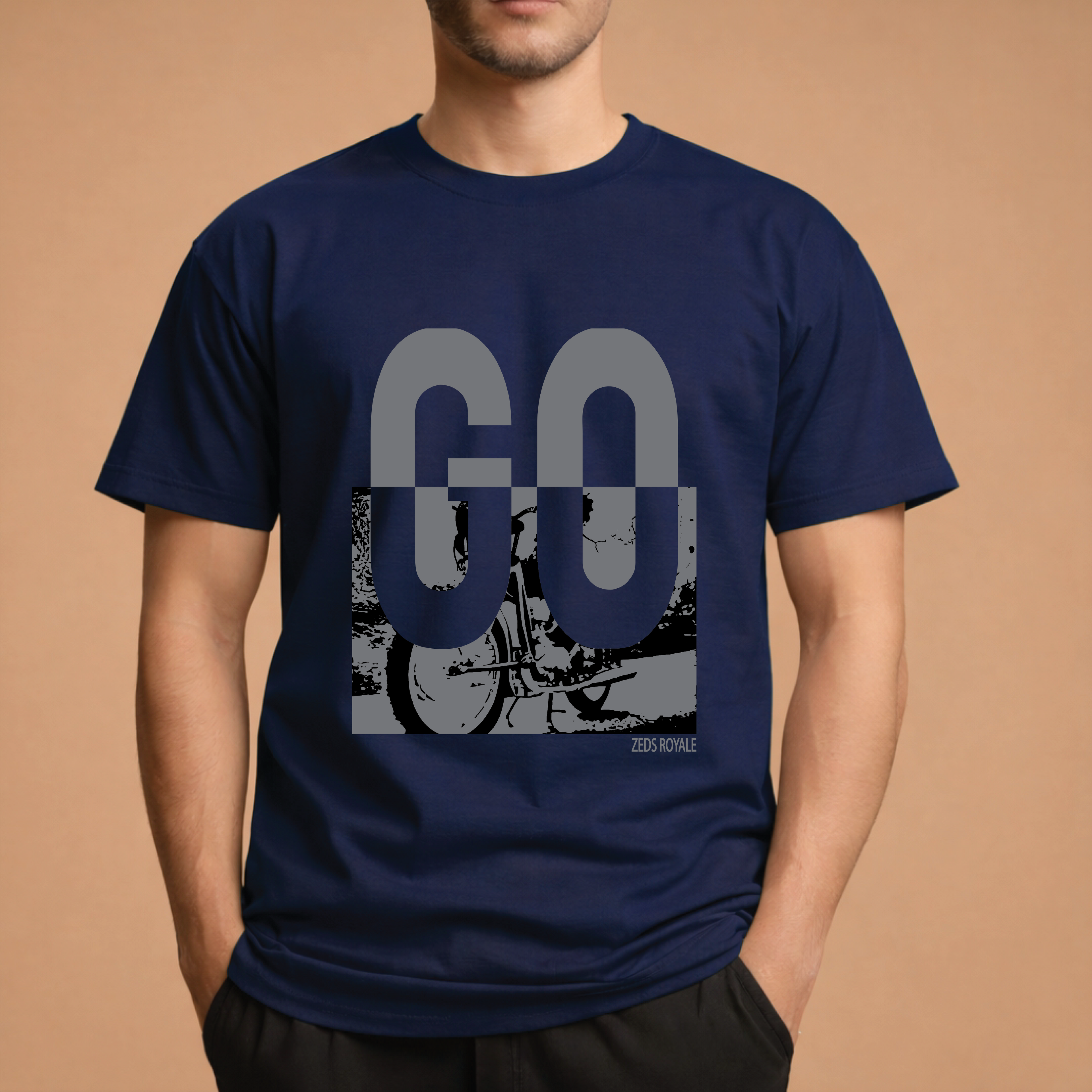 Half Sleeve t-shirt print GO