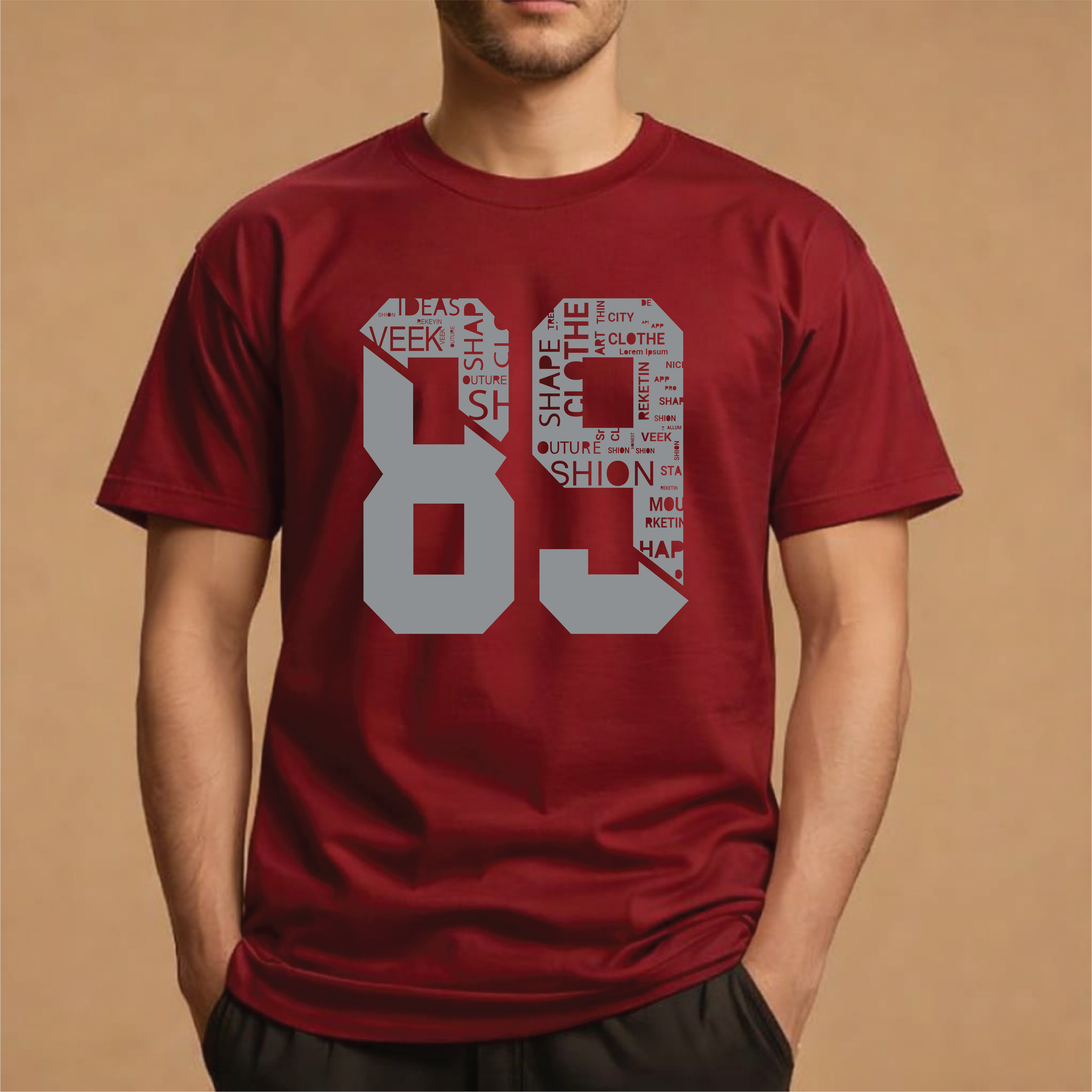 Half Sleeve t-shirt print 89