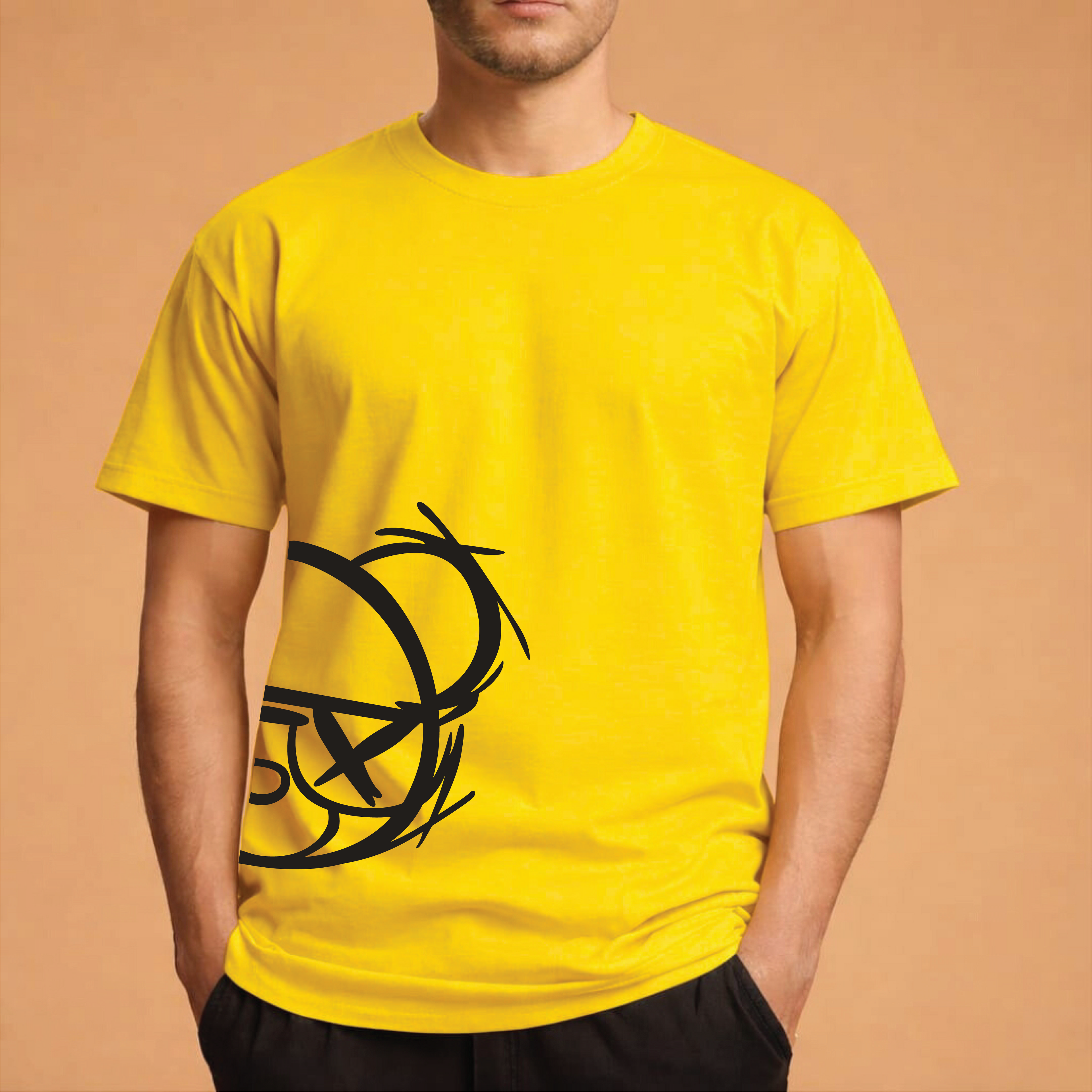 Half Sleeve t-shirt print HAM LINE