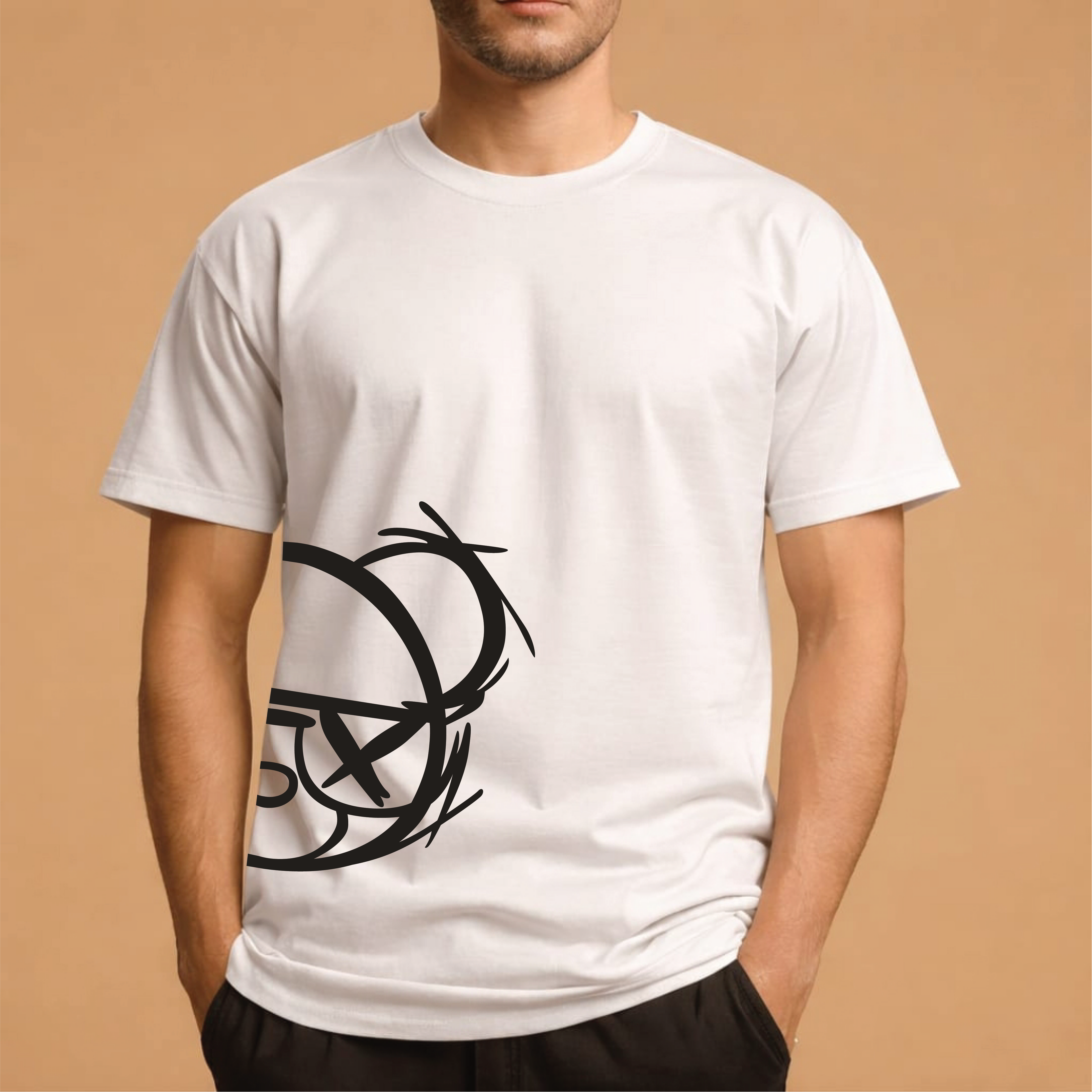Half Sleeve t-shirt print HAM LINE