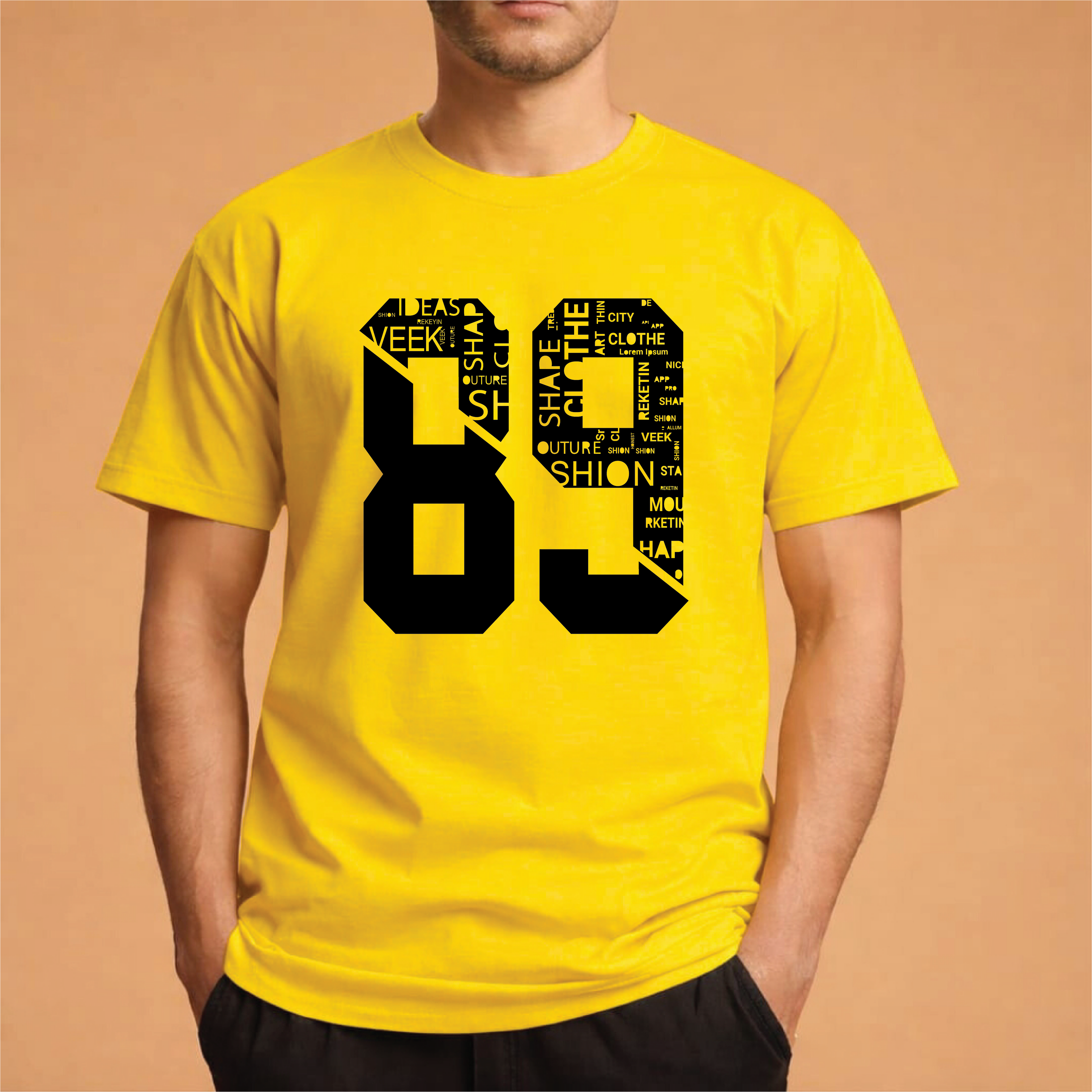 Half Sleeve t-shirt print 89
