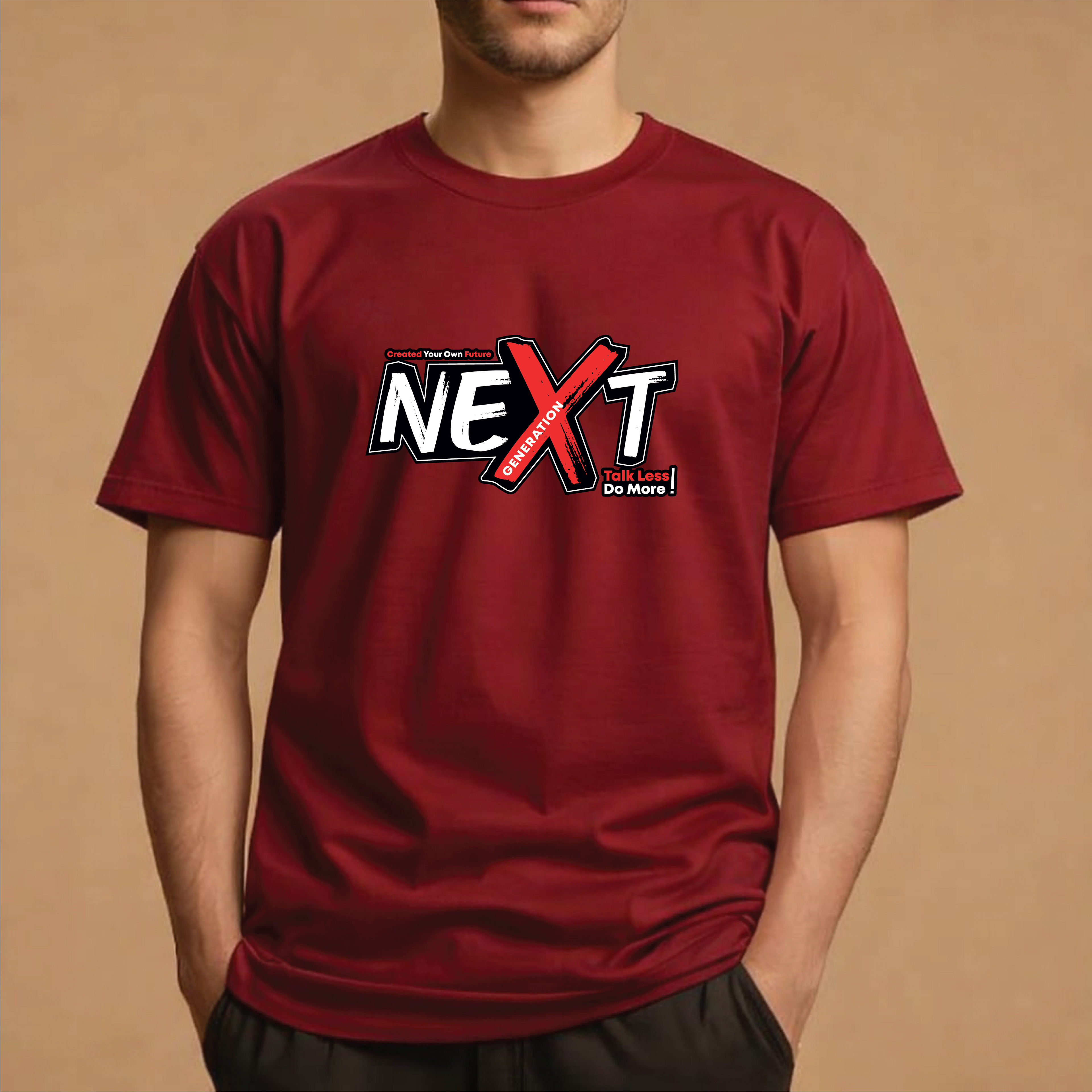 Half Sleeve t-shirt print NEXT