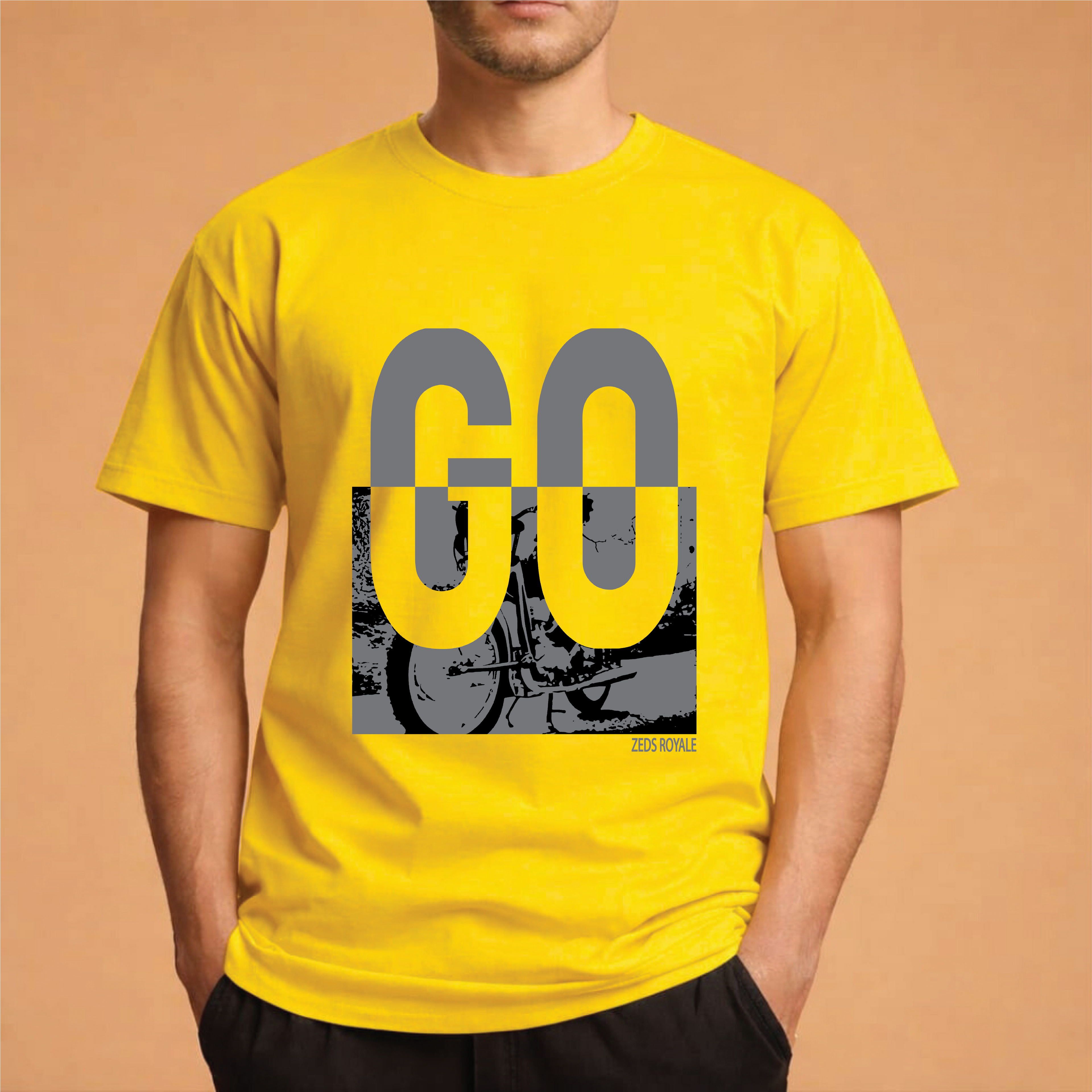 Half Sleeve t-shirt print GO