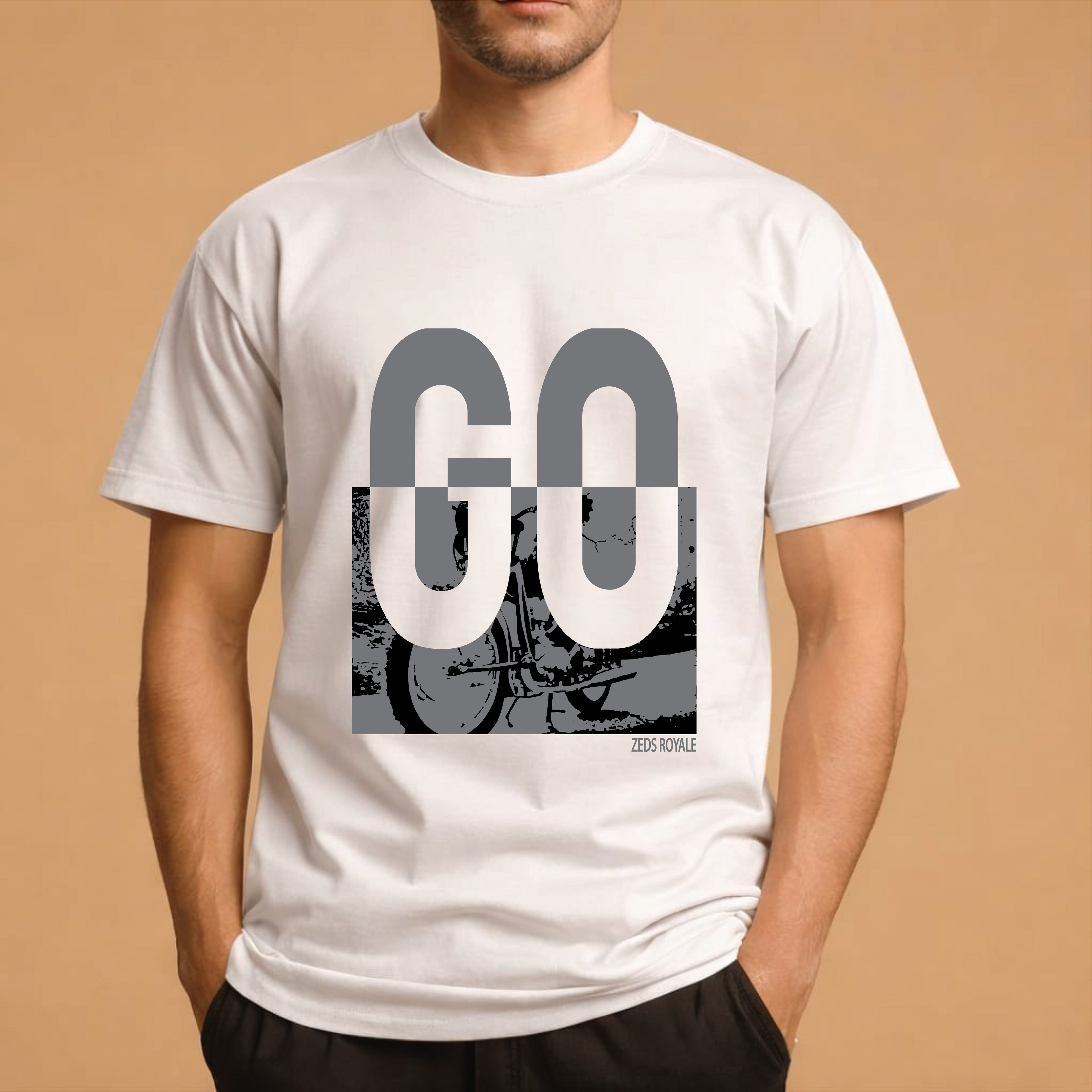 Half Sleeve t-shirt print GO