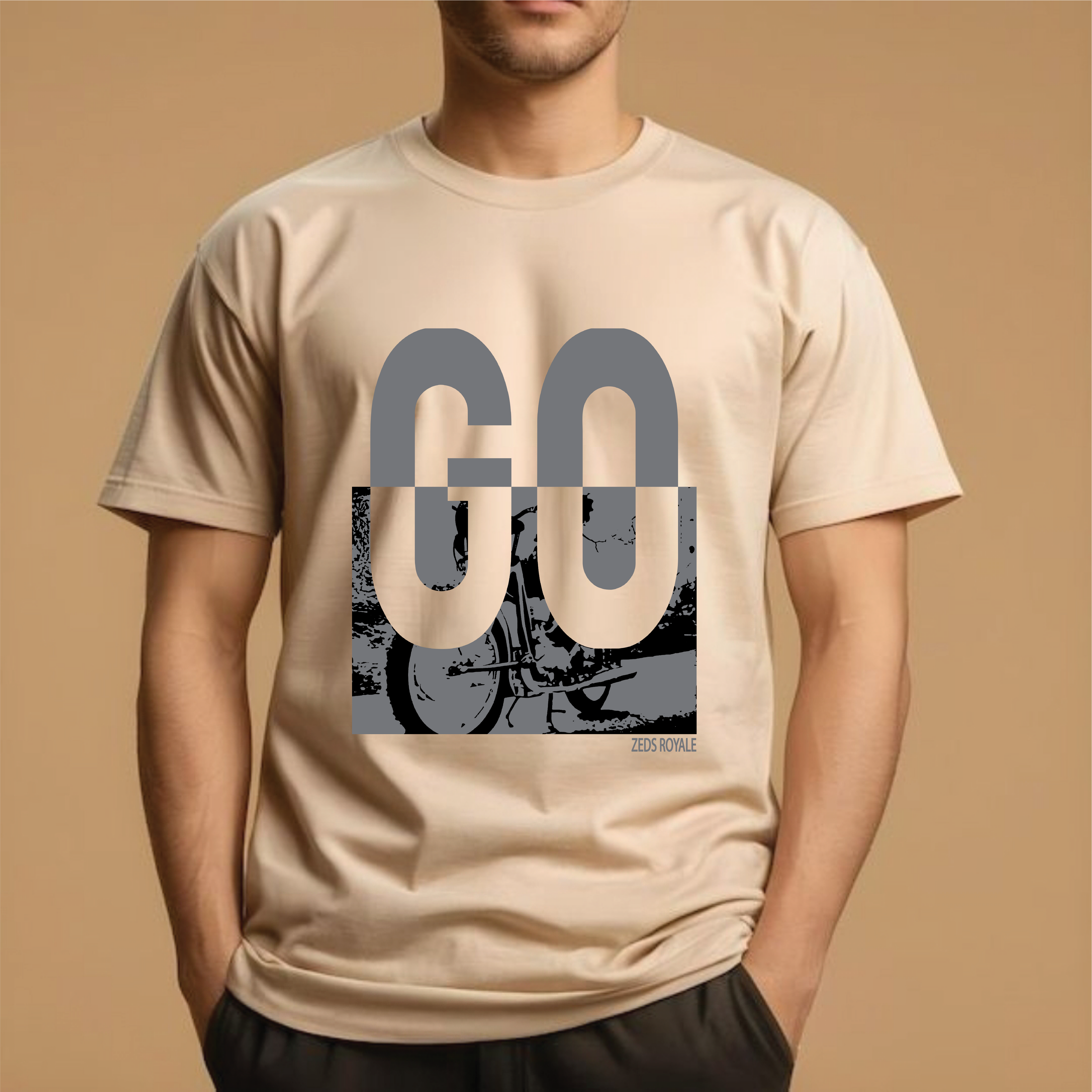 Half Sleeve t-shirt print GO