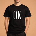 Half Sleeve t-shirt print It's Ok