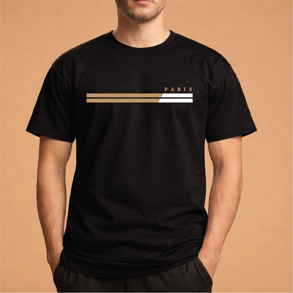 Half Sleeve t-shirt print PARIS 2 LINE