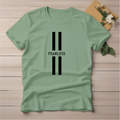 Half Sleeve t-shirt print Fearless