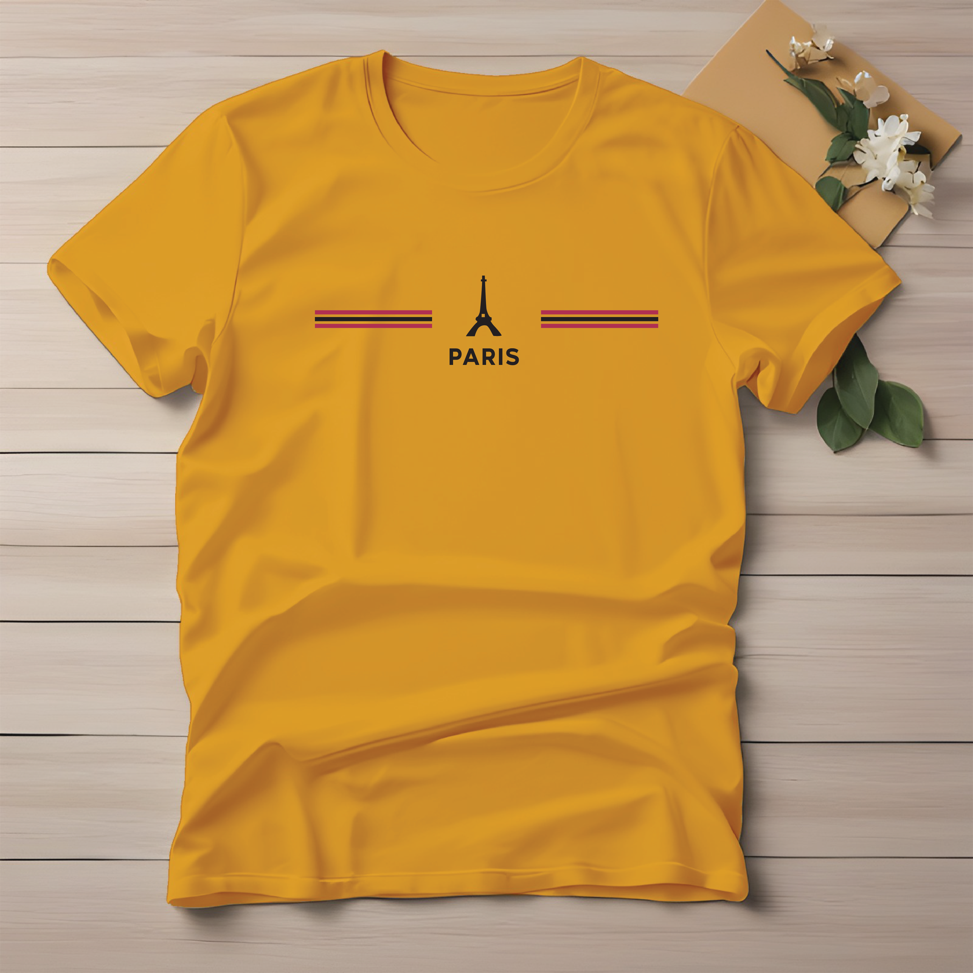 Half Sleeve t-shirt print PARIS