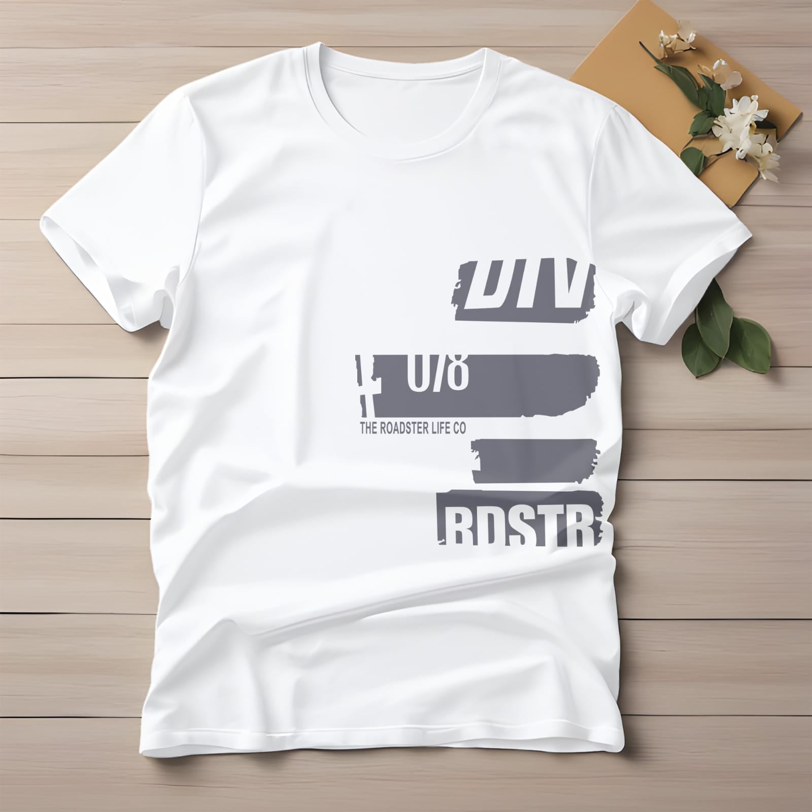 Half Sleeve t-shirt print DIV
