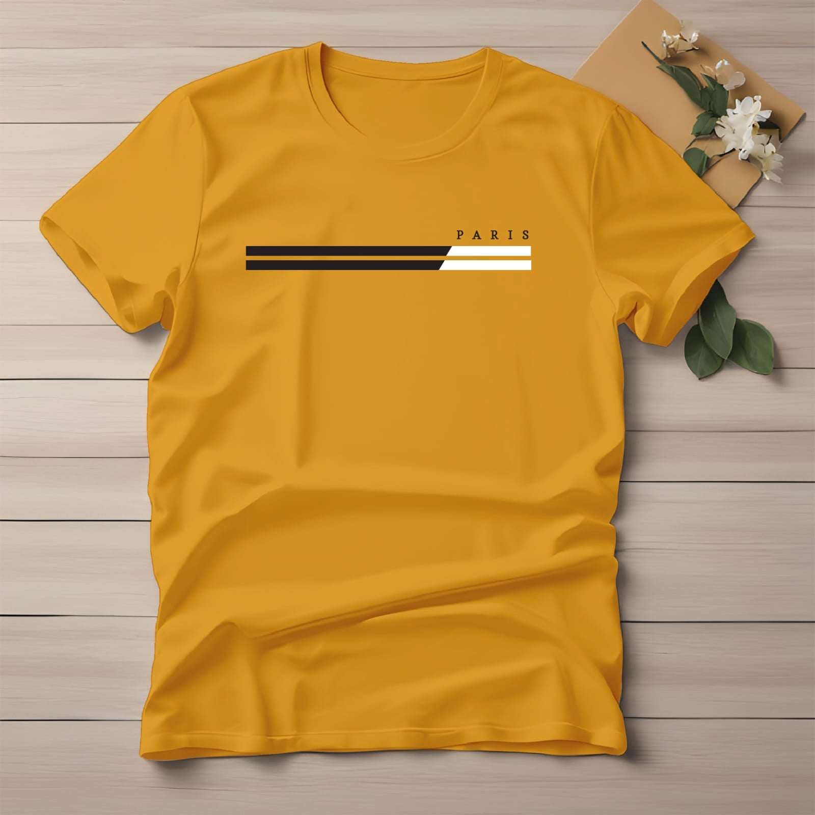 Half Sleeve t-shirt print PARIS 2 LINE