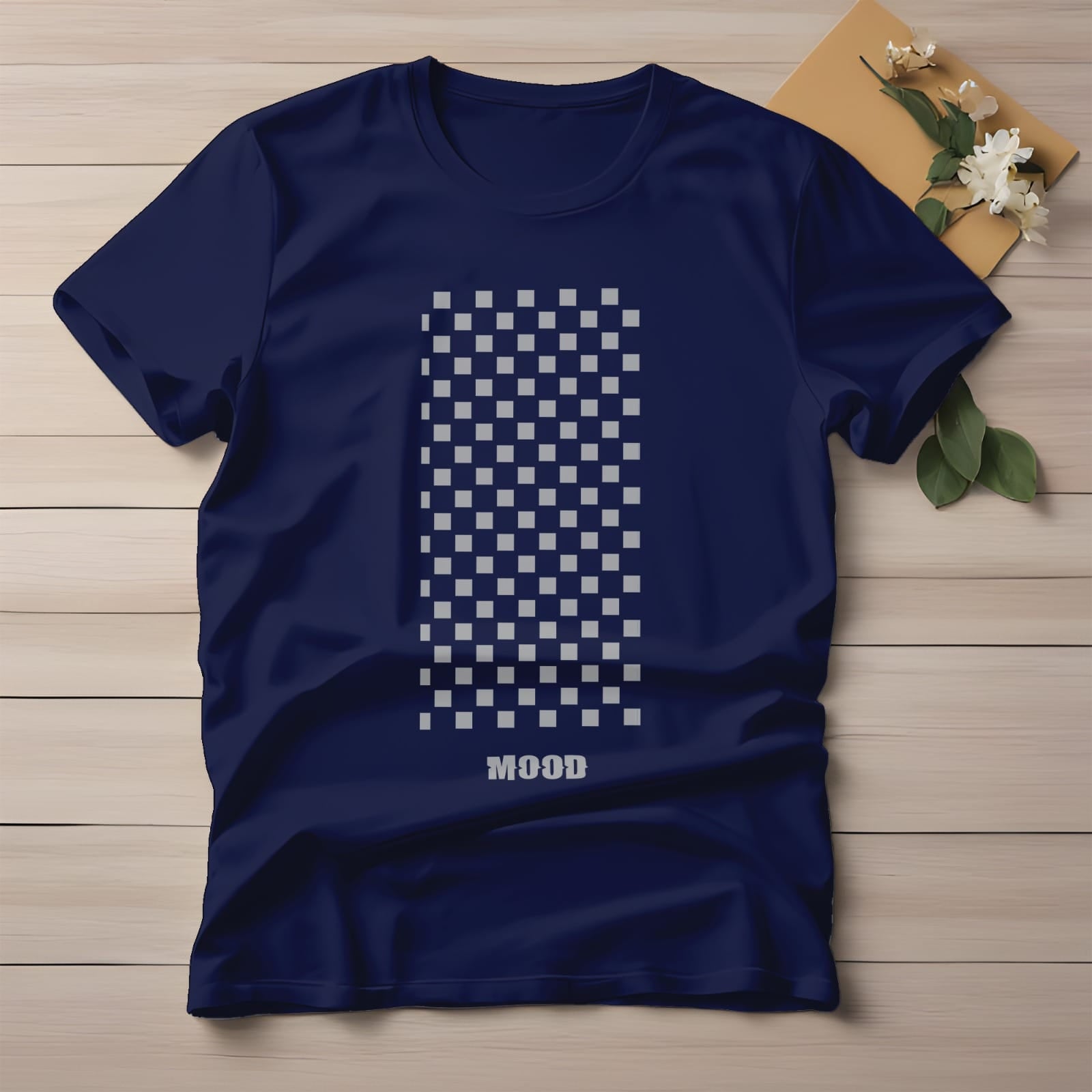 Half Sleeve t-shirt print MOOD